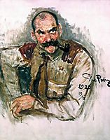 Portrait of A. Gallen Kallela, 1920, repin