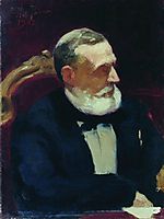 Portrait of Ivan Ivanovich Shamshin, 1902, repin