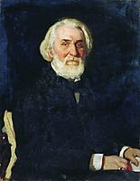 Portrait of Ivan Turgenev, 1879, repin