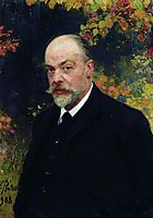 Portrait of Kryuchkov, 1908, repin