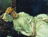 Portrait of Luiza Mersi D-arzhanto, 1890, repin