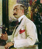 Portrait of N.D. Ermakov, 1914, repin