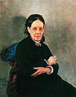 Portrait of Nadezhda Stasova, repin