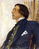 Portrait of Nikolai Evreinov, 1915, repin