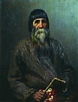 Portrait of a Peasant, 1889, repin