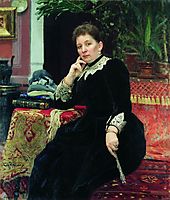 Portrait of the philanthropist Olga Sergeyevna Aleksandrova-Heinz, repin