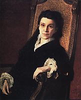 Portrait of Polixena Stasova, 1879, repin