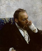Portrait of Professor Ivanov, 1882, repin