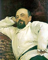 Portrait of Savva Mamontov, repin