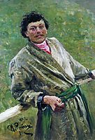 Portrait of Sidor Shavrov, 1892, repin
