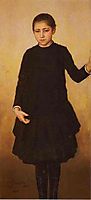 Portrait of Vera Repinahe, the Artist-s Daughter, repin