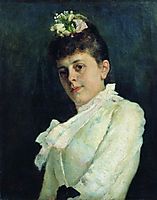 Portrait of a Woman, 1887, repin