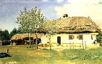 Ukrainian peasant house, 1880, repin