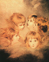A Cherub Head in Different Views, reynolds