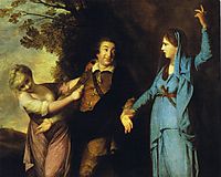 Garrick Between Tragedy and Comedy, 1761, reynolds