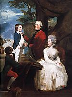 George Grenville, Earl Temple, Mary, Countess Temple, and Their Son Richard, 1782, reynolds