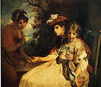 The Gypsy Fortune Teller, 1778, reynolds