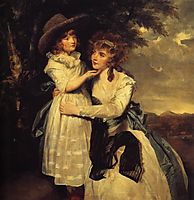 Miss Cocks and Her Niece, 1789, reynolds