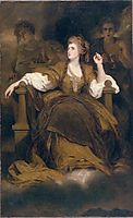 Mrs Siddons as the Tragic Muse, c.1789, reynolds