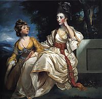 Mrs. Thrale and her Daughter Hester (Queeney) , 1778, reynolds