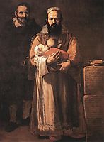 Magdalena Ventura with Her Husband and Son, 1631, ribera