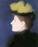 Portrait of Margit Piátsek, 1892, ripplronai