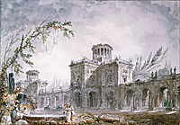 Architectural Fantasy, 1760, robert