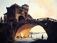 The Old Bridge, 1775, robert