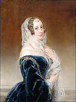 Duchess Maria Feodorovna Baryatinsky, née. Keller, c.1845, robertson
