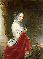 Portrait of Empress Alexandra Fyodorovna (Charlotte of Prussia), 1852, robertson