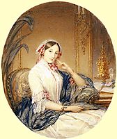 Portrait of Grand Duchess Maria Nikolaevna, robertson