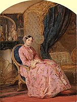 Portrait of Grand Duchess Maria Nikolaevna, 1851, robertson