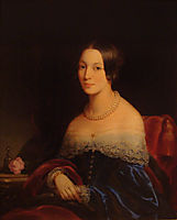 Portrait of Julia Feodorovna Kurakina, 1841, robertson
