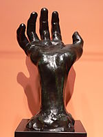 Right hand, rodin