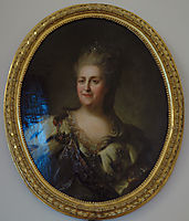 Portrait of Catherine II. Repeat version of a portrait (after 1768), rokotov