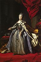 Portrait of Catherine II of Russia, c.1780, rokotov
