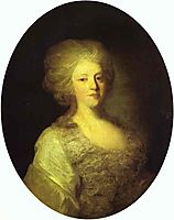 Portrait of Praskovya Nikolayevna Lanskaya, c.1790, rokotov