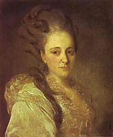 Portrait of V.A.Obreskova, 1777, rokotov