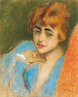 Girl Dressed up in Blue, ronai