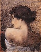 Profile of a Woman, 1919, ronai