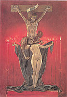 The Satanic. Calvary, 1882, rops