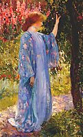 The Blue Kimono, c.1910, rose