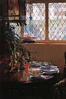 From the Dining Room Window, 1910, rose
