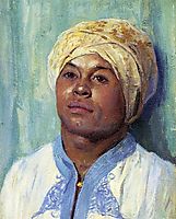 Portrait of an Algerian, 1900, rose