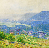 The Saine Valley, Giverny, rose