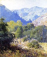 View in the San Gabriel Mountains, rose