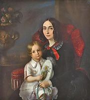 Anica Manu with her child, rosenthal