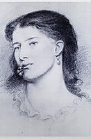 Aggie, 1862, rossetti