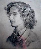 Algernon Charles Swinburne, 1860, rossetti