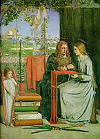 The Childhood of Mary Virgin, 1848-1849, rossetti
